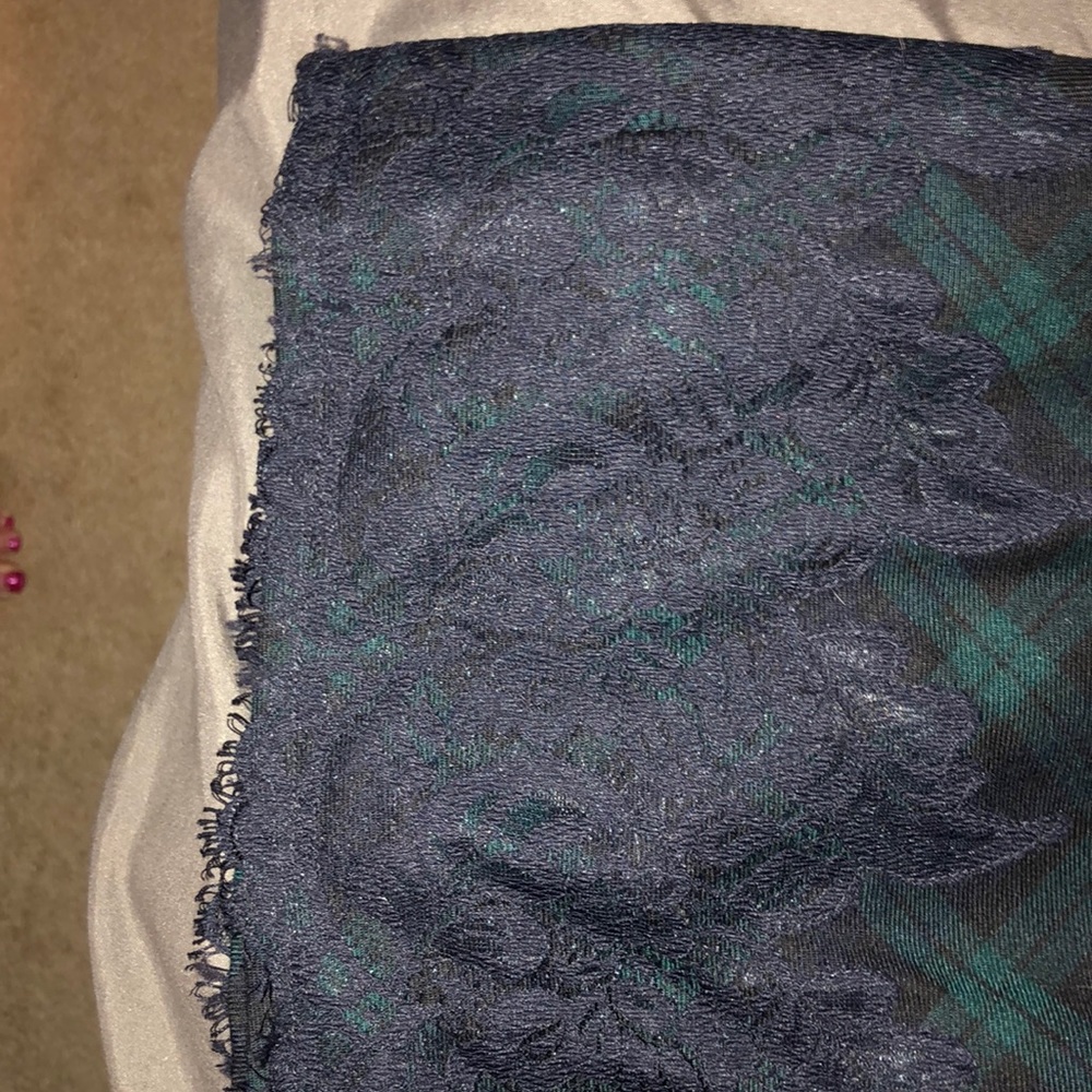 Talbots Green and Black Holiday Plaid Midi Dress - Picture 4 of 6